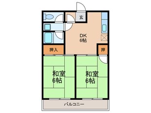 ｻﾝﾊｲﾂの物件間取画像